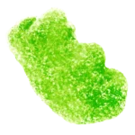 bonbon ourson vert acide