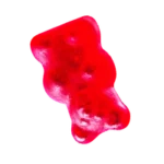 bonbon ourson rouge lisse